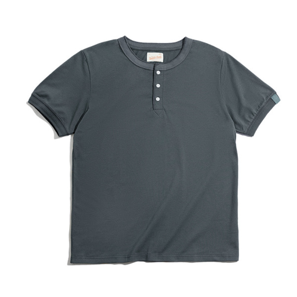 Summer Army Green Micro-Elastic Tough Guy T-Shirt Men 1