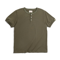 Summer Army Green Micro-Elastic Tough Guy T-Shirt Men 1