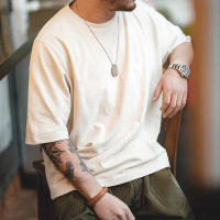 Loose Soft Wax Breathable Half Sleeve Shirt 25