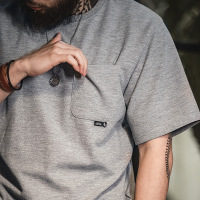 American Casual Waffle pocket short sleeve T-shirt  31