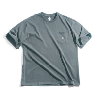 Loose Short-Sleeved Dark Gray T-Shirt 27