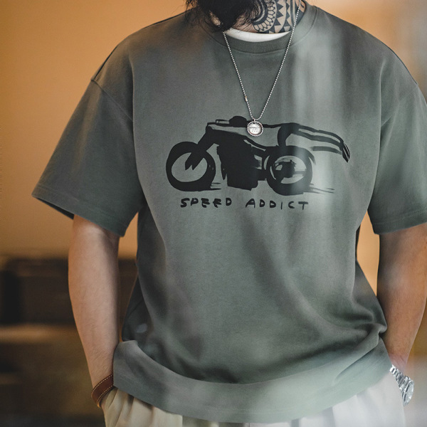 Summer Crewneck T-Shirt off Shoulder Half Sleeve Shirt C038