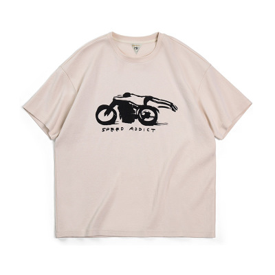 Summer Crewneck T-Shirt off Shoulder Half Sleeve Shirt C038
