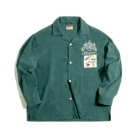 Dark Green Bowling Ball Milled Loose Peach Skin Base 46