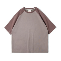 Retro Preppy Stitching Short Sleeves 29
