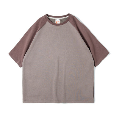 Retro Preppy Stitching Short Sleeves 29