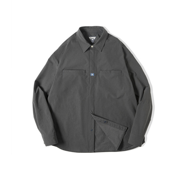 Long Sleeve Shirt Layered over Jacket 43