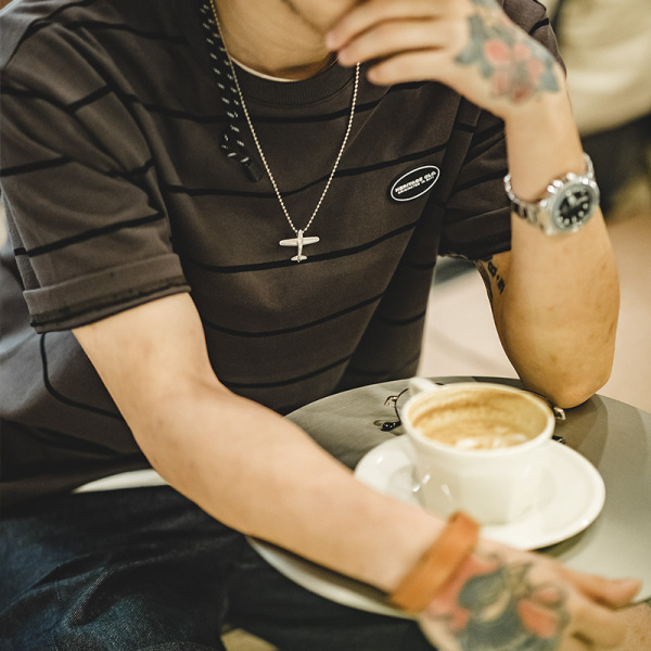 Loose Half-Sleeved Sea Soul Shirt T-Shirt Men's Summer 19