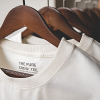 Men's White T-Shirt with Short Sleeve Bottoming Shirt 23