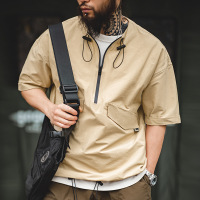 Outdoor Half Zipper Functional Short-Sleeved Jacket 15
