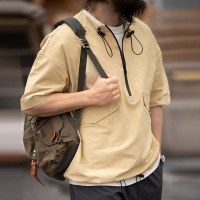 Outdoor Half Zipper Functional Short-Sleeved Jacket 15