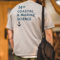 Pepper Salt Short Sleeve T-shirt Boat Anchor 33