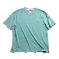 Round Neck Brushed White T-Shirt Men's Thin Cotton Short Sleeves 22