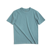 Thick Carbon Brushed T-Shirt Men's Cotton Short-Sleeved Loose 8