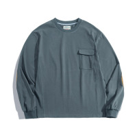 Vintage suede patchwork cotton long sleeves 30