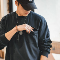 Vintage suede patchwork cotton long sleeves 30