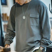 Vintage suede patchwork cotton long sleeves 30
