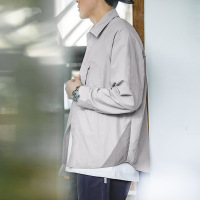 American Men's Spring and Summer Thin Light Functional Silhouette Shirt 58