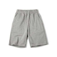 Gray Knit Pocket Loose Fit Lounge Shorts C080
