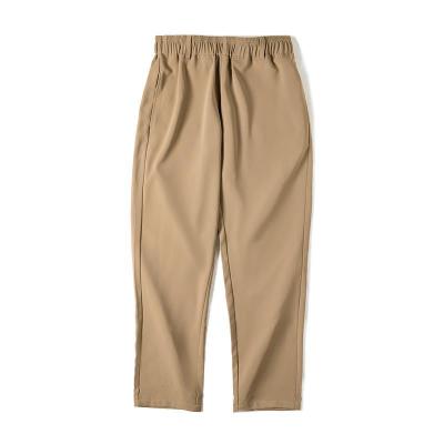Khaki Drape Casual Pants Anti-Wrinkle and Non-ironing C081