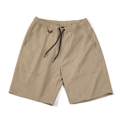 Men's Outdoor Casual Woven Large Pocket Pleated Cropped Pants 68