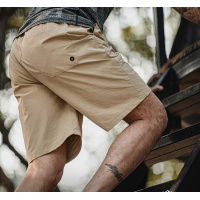 Men's Outdoor Casual Woven Large Pocket Pleated Cropped Pants 68