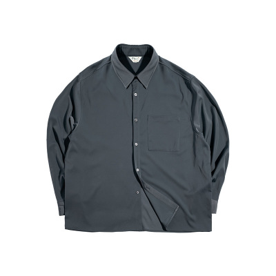 Men's Trendy Loose Ice Silk Draped Shirt 48