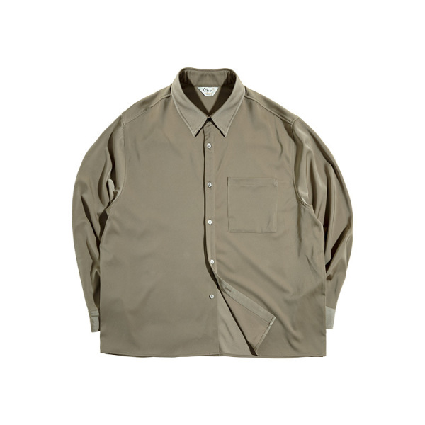 Men's Trendy Loose Ice Silk Draped Shirt 48
