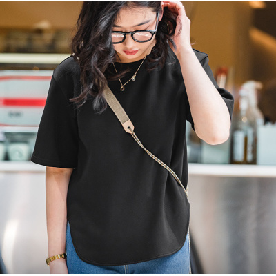 Air Cotton Irregular Breathable Short Sleeves 120