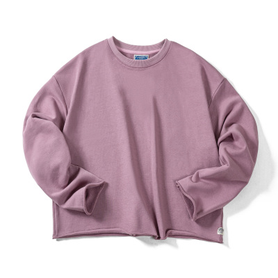 Black Round Neck Hooded Sweater Long Sleeve T-Shirt 118