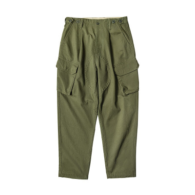 British Tapered Elastic Drawstring Oversized Pocket Trousers 86