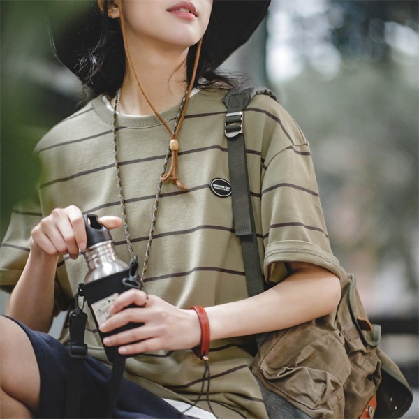 Half-Sleeved Sea Soul Shirt Round Neck Pullover T-Shirt Summer 114