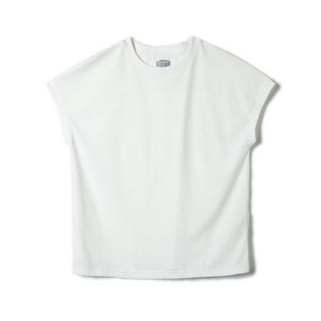 Ice Silk Top Drop Shoulder Basic Short Sleeve Cool Summer 103