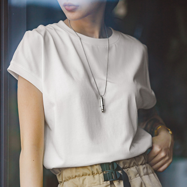 Ice Silk Top Drop Shoulder Basic Short Sleeve Cool Summer 103