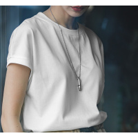 Ice Silk Top Drop Shoulder Basic Short Sleeve Cool Summer 103