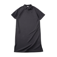 Casual Polo Neck Dress with Loose Lapel 109