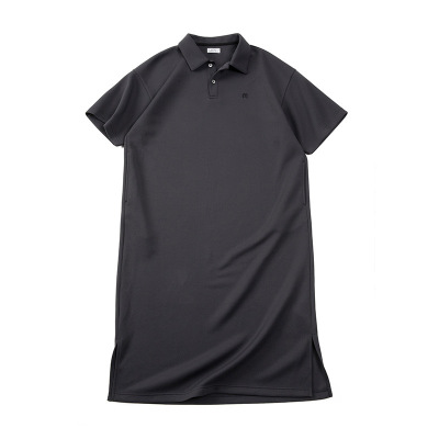 Casual Polo Neck Dress with Loose Lapel 109