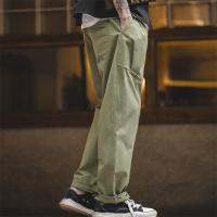 Casual Retro Navy Blue Trousers 91
