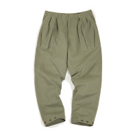 Casual Retro Navy Blue Trousers 91
