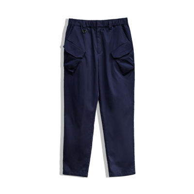 Retro Twill Three-Dimensional Multi-pocket Trousers 95