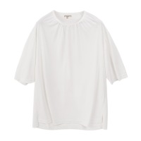 Simple Round Neck Pullover Looks Thin Lazy Short Sleeves 106