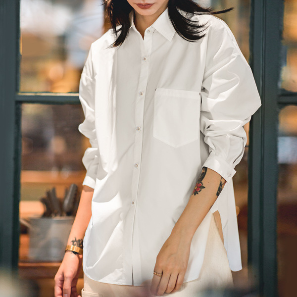 Loose Lazy Wind Sun Protection Long-Sleeved Shirt 127