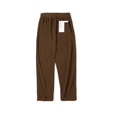 Men's Autumn Non-ironing Drape-Feeling Lazy Straight-Leg Casual Long Pants 89