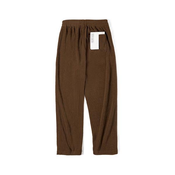 Men's Autumn Non-ironing Drape-Feeling Lazy Straight-Leg Casual Long Pants 89
