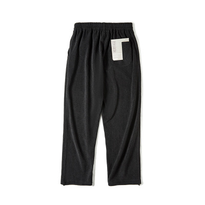 Men's Autumn Non-ironing Drape-Feeling Lazy Straight-Leg Casual Long Pants 89