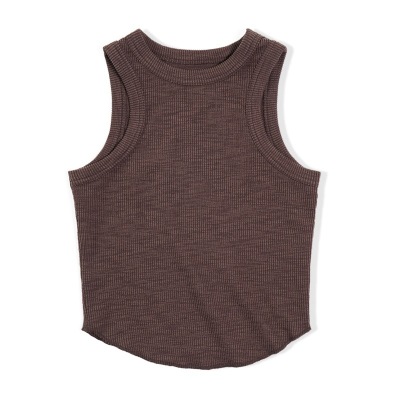 Slim Racer Vest with Solid Color Suspenders and Outerwear 123