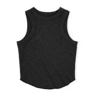 Slim Racer Vest with Solid Color Suspenders and Outerwear 123