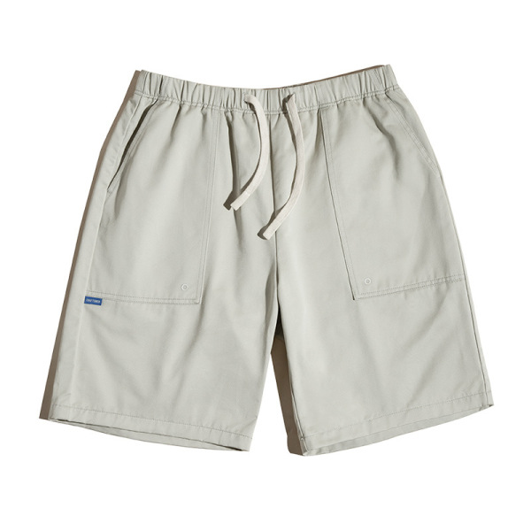 Summer Casual Drawstring Straight Large Pocket Cropped Pants 93