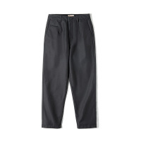 Washed Straight Tube Pants Slim Fit Casual Pants with Small Feet 133