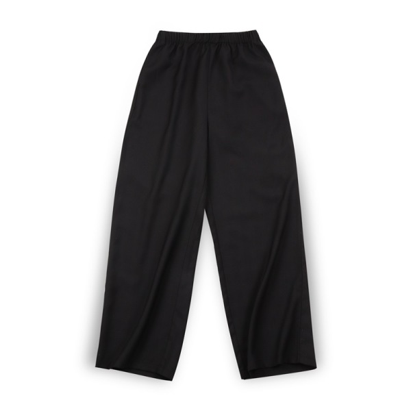 Dark Plaid Black Japanese Casual Wide-Leg Pants Commuting Thin 139